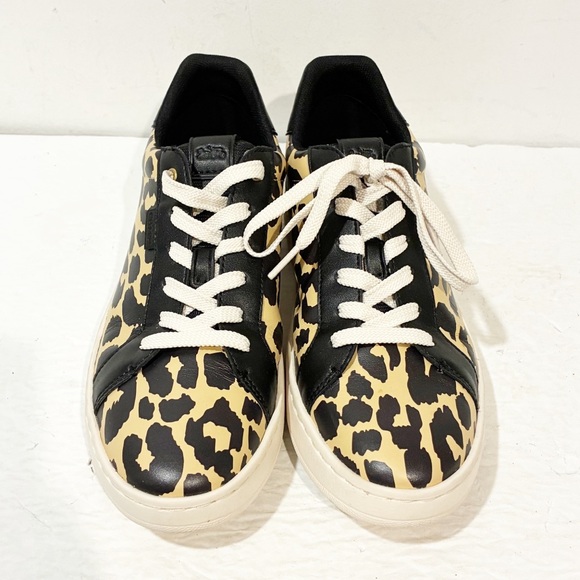 Coach Size 8.5 Leopard Animal Print Lowline Low Top‎ Sneaker